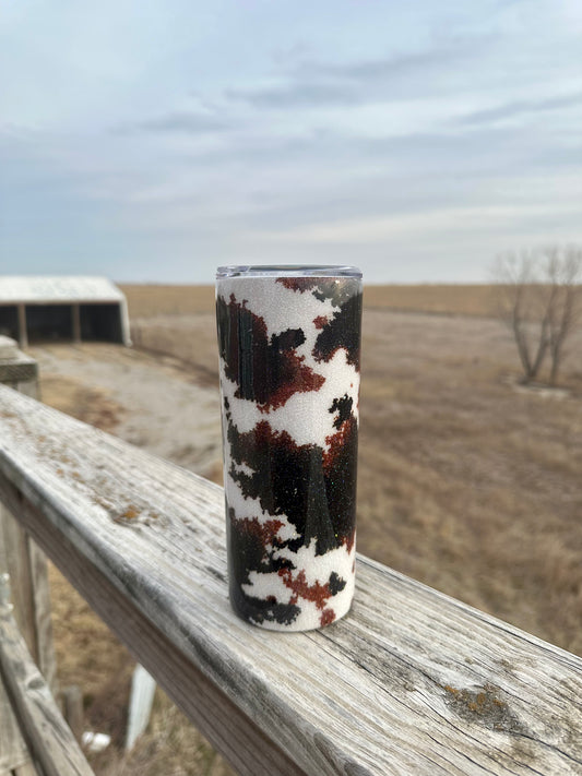 Standard Brand Cow Hide Tumblers