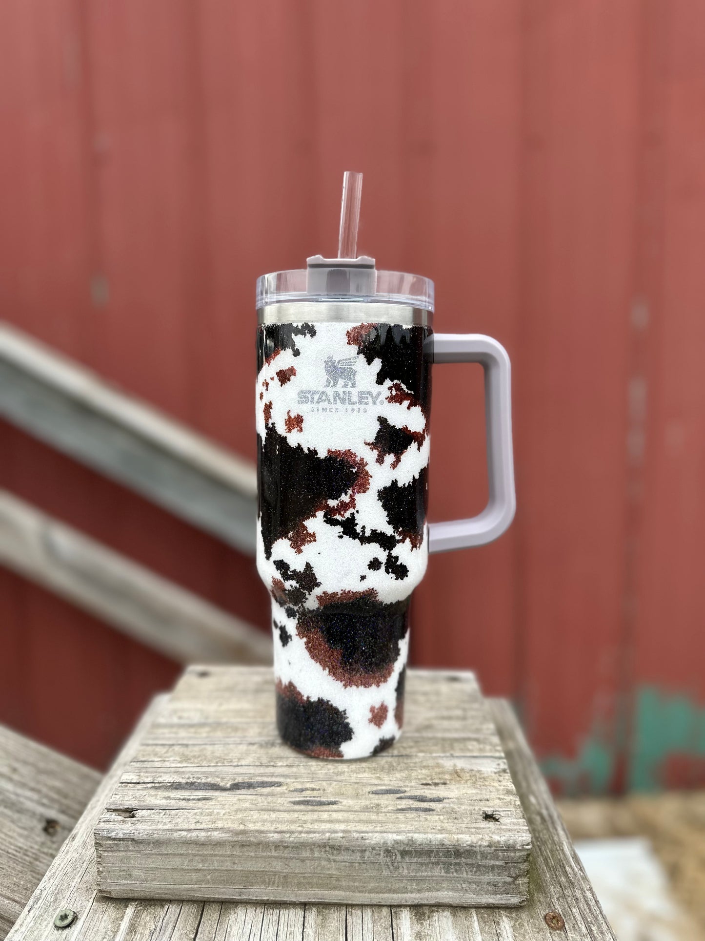 Cow Print Stanley Original- 30/40 oz